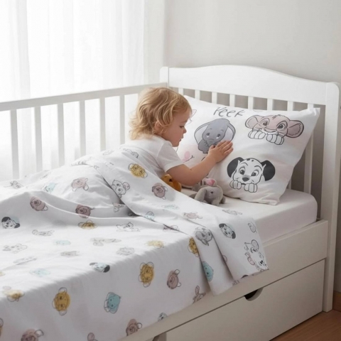 Lenzuola Disney Caleffi Pets Culla Lettino Doghe