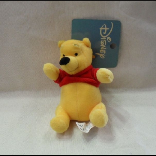 Nuovo Peluche Disney Winnie The Pooh Originale Cm 12 Con Ventosa