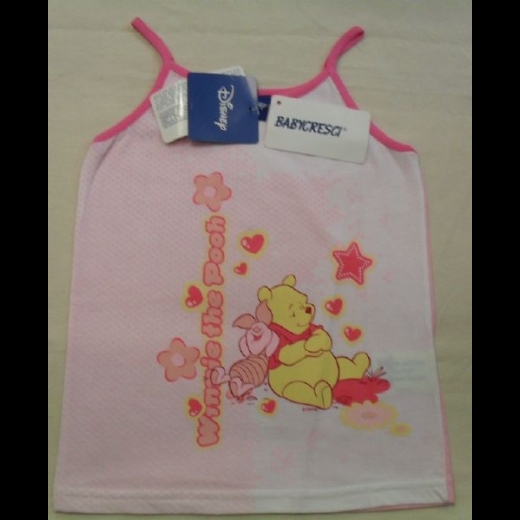 Nuovo Canotta Disney Winnie The Pooh Neonata Bimba By Babicresci Prezzo Offerta