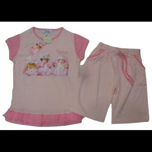 Nuovo Pigiama Bambina Bimba Valerie Tabor Smith Mezza Manica Art 712 Sotto Costo
