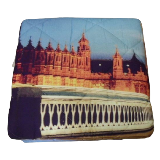 Nuovo Trapunta Matrimoniale Stampa Digitale Londra Big Ben Novia Puro Cotone
