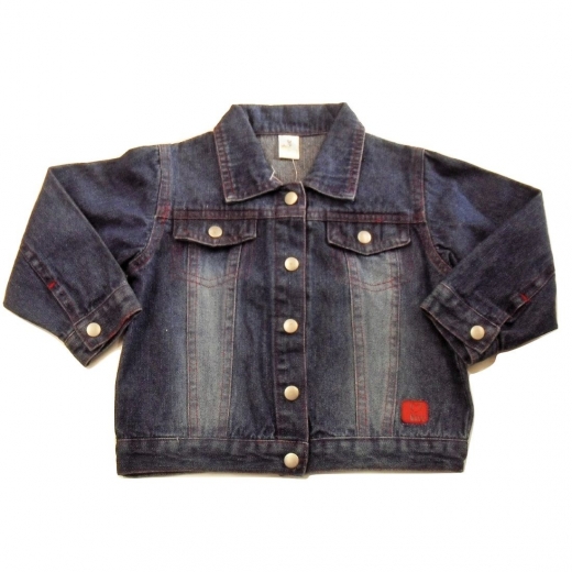 Nuovo Giubbino jeans Looney Tunes In Jeans Titty Con Ricamo Bimba