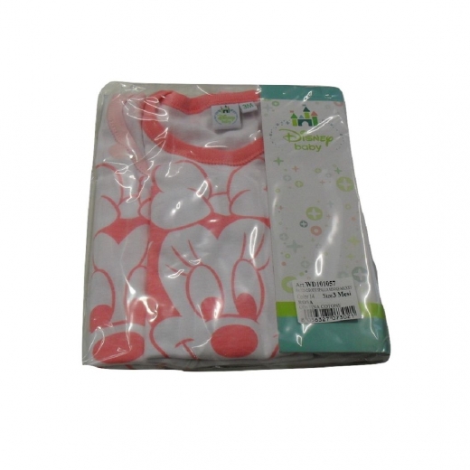 Nuovo Body Disney Canotta Confezione 2 Pezzi Minnie Rosa