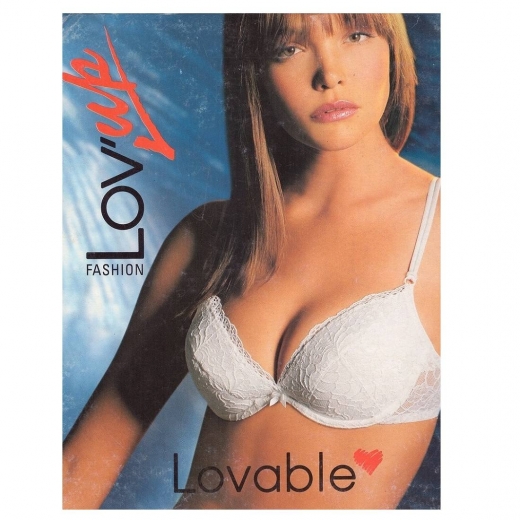 Nuovo Reggiseno Lovable Push Up Ricamato 1.406.2 Modello Love Up