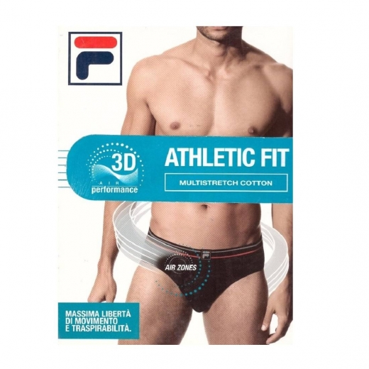 Nuovo Slip Fila Uomo Athletic Fit Articolo 40630 Liberta' e Traspirabilita'