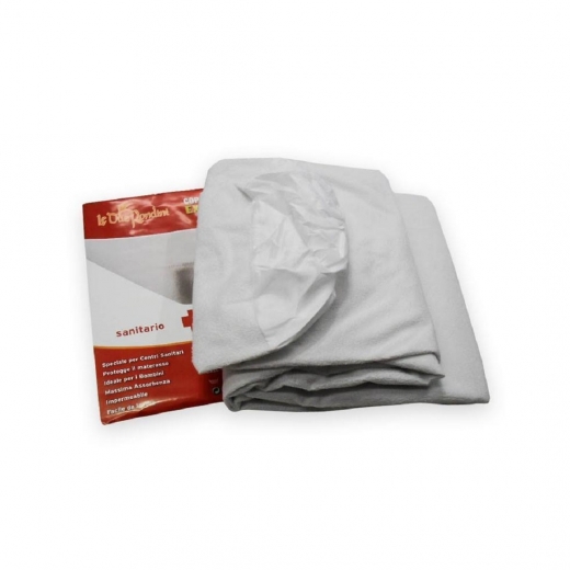 Nuovo Coprimaterasso Singolo Sanitario Impermeabile Sotto PVC