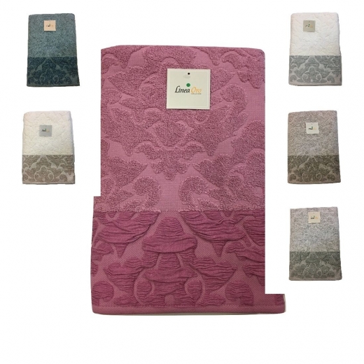 Nuovo Telo Bagno Spugna Jaquard Versilia Cm 100 x 150 Ottima Assorbenza Linea Or