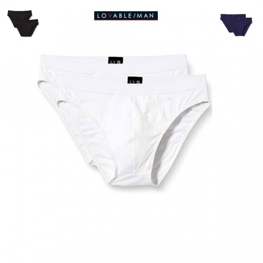 Bi Pack Slip Uomo Lovable Confezone 2 Pezzi Cotton Stretch L09G4