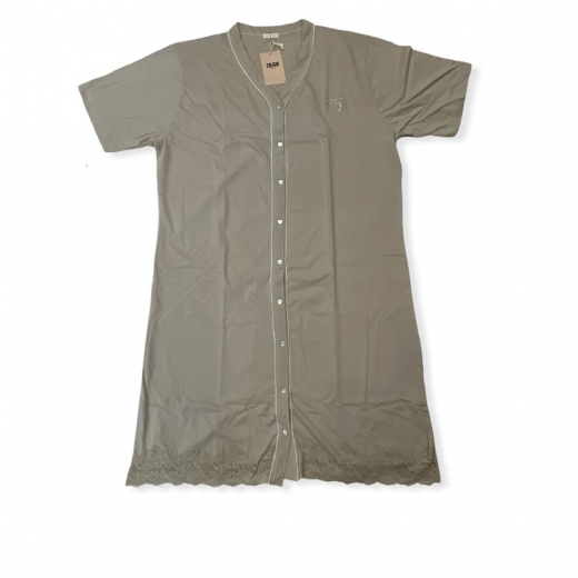 Nuovo Vestaglia Donna Mezze Maniche Conformata Irge cd107