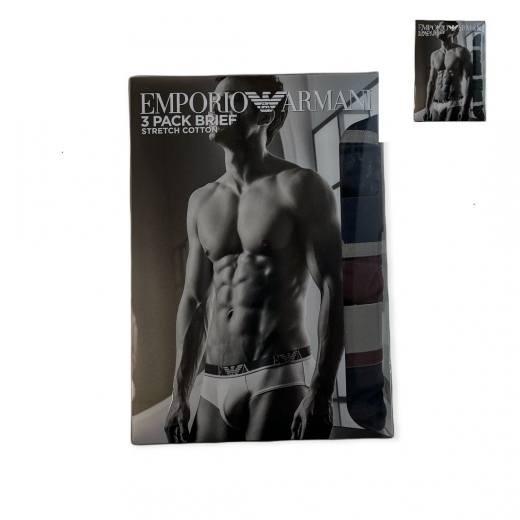 Nuovo Armani 3 Slip Uomo Articolo 111734 1A715  Nuovi Arrivi