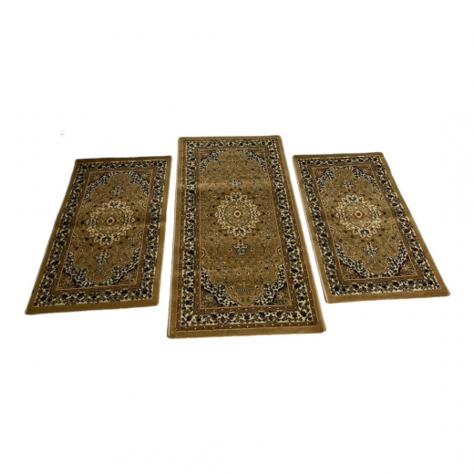 Scendiletto Parure 3 Pezzi Forma Rettangolare Tappeto Camera Ardistan