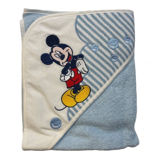 Nuovo Triangolo Topolino Neonato Disney In Spugna Ricamato
