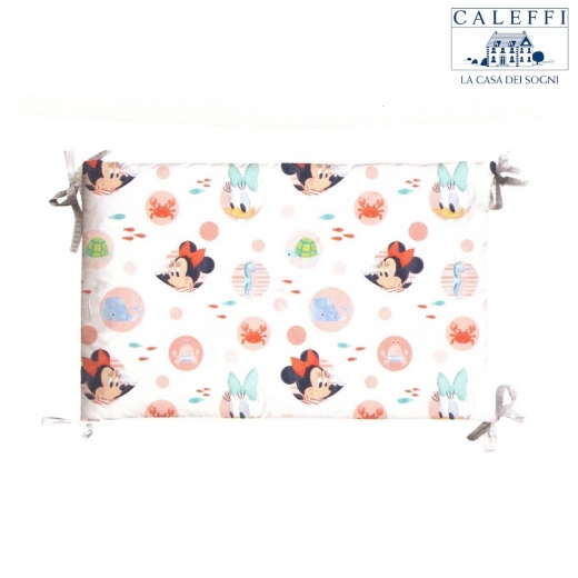 Nuovo Paracolpi Lettino Culla Doghe Disney Minnie Baby Caleffi