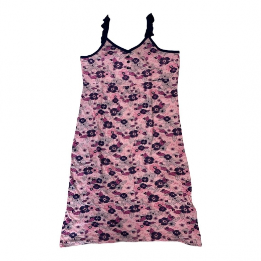 Nuovo Camicia Donna Lancetti Spallina Puro Cotone Articolo V001