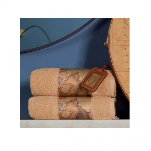 Set Asciugamano Con Ospite Alviero Martini Prima Classe Geo Classic