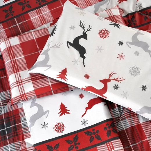 Set Parure Copripiumino Happidea Matrimoniale Deer
