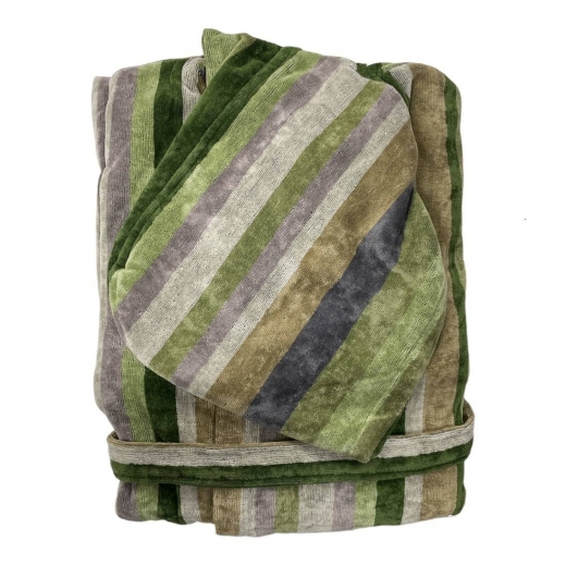 Accappatoio Spugna Velour Con Cappuccio Carrara John XXL-XXXL