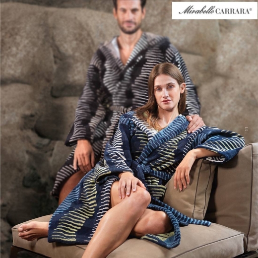 Accappatoio Spugna Con Cappuccio Carrara Naxos Velour