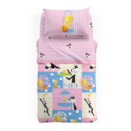 Trapuntino Caleffi Disney Love Titty Letto Singolo Esterno Cotone Quilt