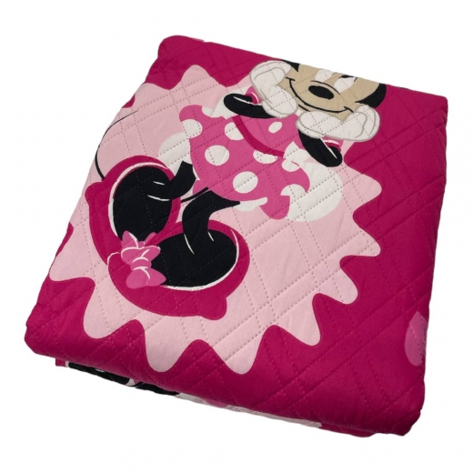 Nuovo Trapuntino Minnie Disney Singolo Art Min 1375 Copriletto Trapuntato