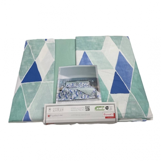 Completo Lenzuola Happidea Singola Made In Italy Articolo Oren Verde