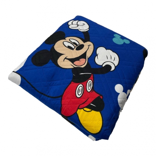 Nuovo Trapuntino Topolino Disney Singolo Art Mic 1368 Copriletto Trapuntato
