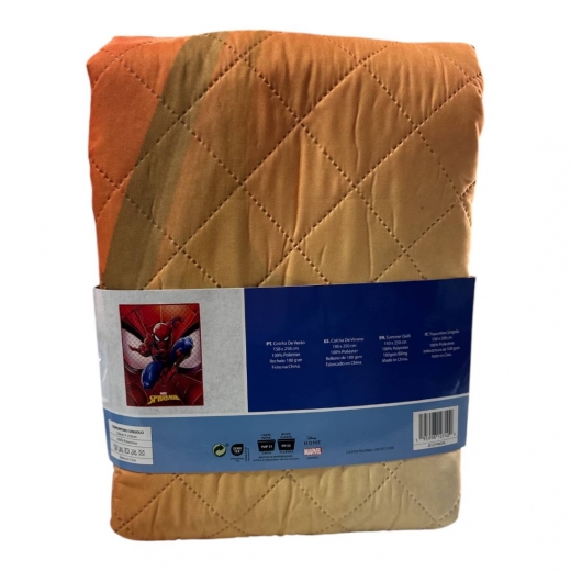 Nuovo Trapuntino Spiderman Disney Singolo Articolo Spiderman Red 025