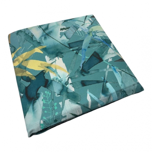 Copriletto Singolo Happidea Teich Verde In Piquet Puro Cotone Made In italy