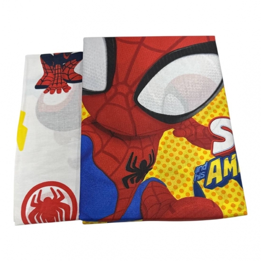 Nuovo Lenzuola Marvel Singola Puro Cotone Spiderman Spidey Amazing