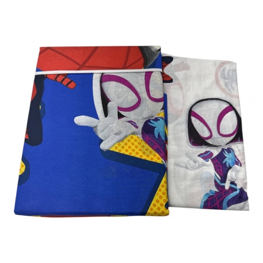 Nuovo Lenzuola Marvel Singola Puro Cotone Spiderman Spidey Amazing