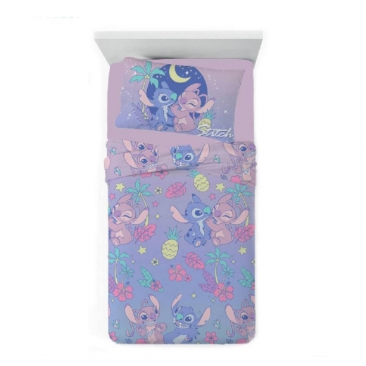 Lenzuola Disney Singola Puro Cotone Stich