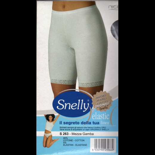 Nuovo SLIP SNELLY CON GAMBE TASSELLO ANTIBATERICO COLORE BIANCO