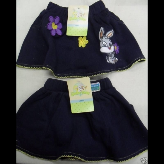Nuovo GONNA LOONEY TUNES 92091 IN FELPA TAGLIA 12 MESI