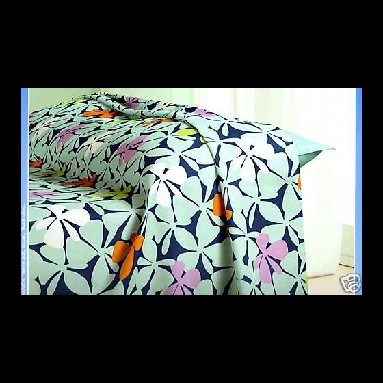 Nuovo COPRILETTO BASSETTI PIQUET SINGOLO HAITI FLOWERS SOTTO COSTO