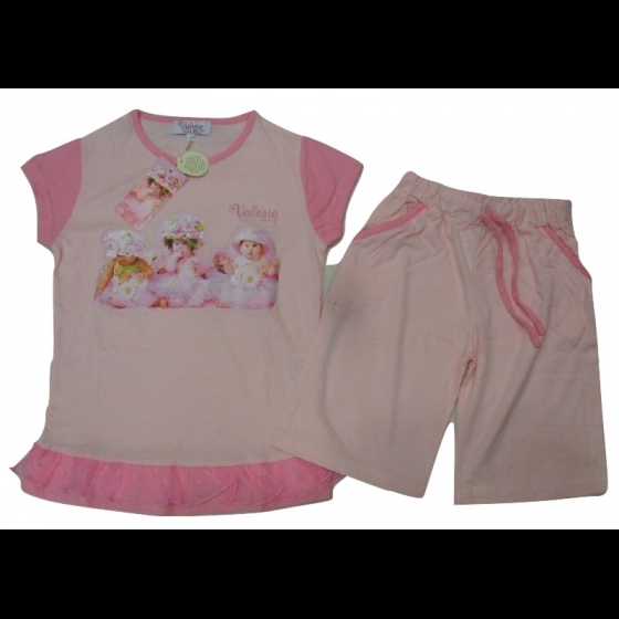 Nuovo Pigiama Bambina Bimba Valerie Tabor Smith Mezza Manica Art 712 Sotto Costo