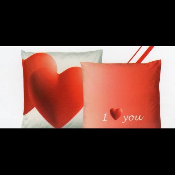 Nuovo Copricuscini Cuscini Arredo Bassetti Love So Soft Rosso Prezzo Offerta