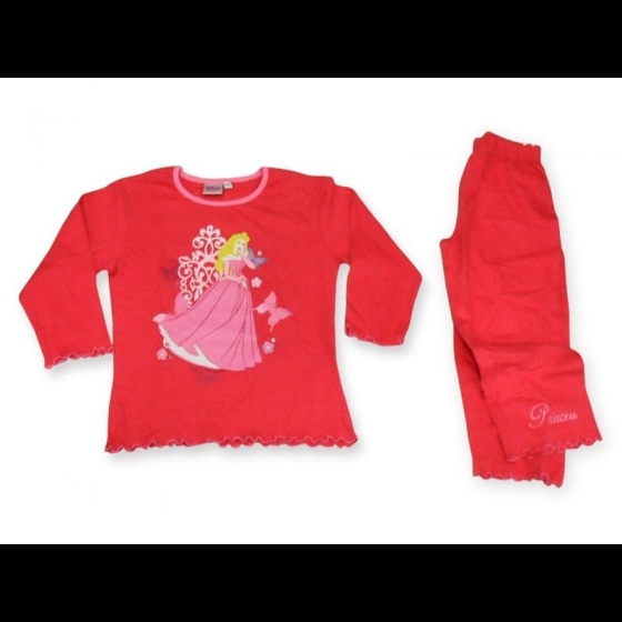 Nuovo Pigiama Principesse Disney Lungo Bambina In Cotone Sotto Costo