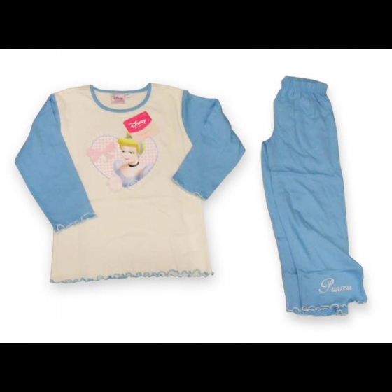Nuovo Pigiama Principesse Disney Lungo Bambina In Cotone Sotto Costo