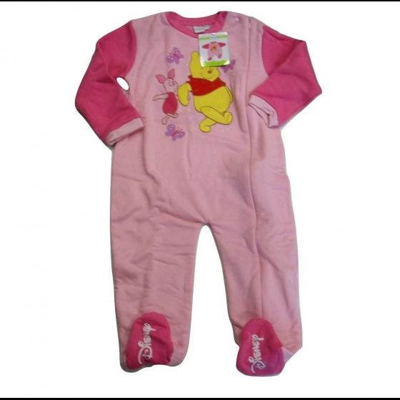 Nuovo Pigiama Disney Tuta Intera In Felpa Winnie The Pooh 10927