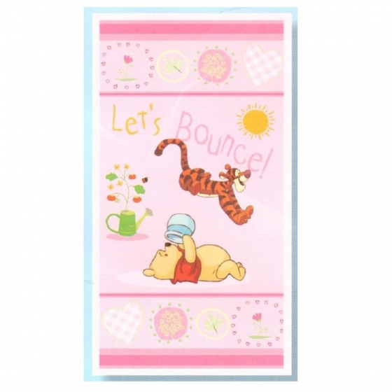 Nuovo Telo Mare Disney Winnie The pooh e Tigro Cm 75 x 150 In Morbida Spugna