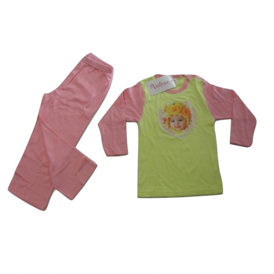 Nuovo Pigiama Bambina Bimba Neonata Valerie Tabor Smith Lungo Art 806 Puro Cotone