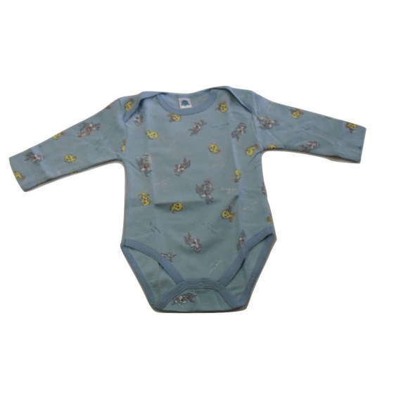 Nuovo Body Neonato Caldo Cotone Looney Tunes Manica Lunga Art 59