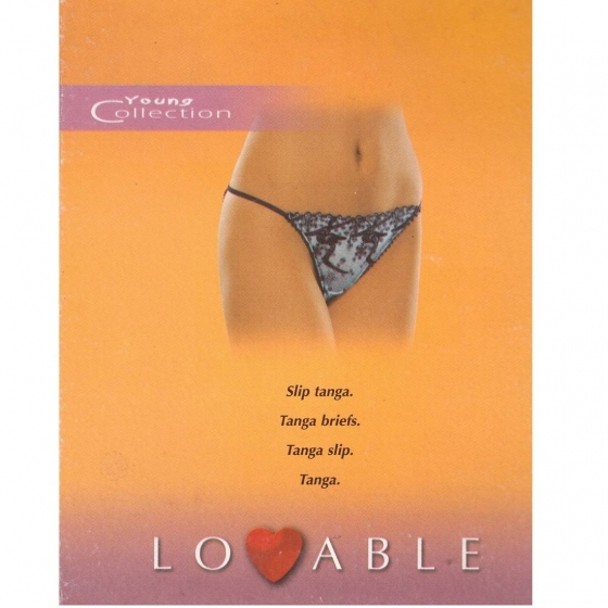 Nuovo Tanga Slip Donna Lovable Articolo 0.011.5  Sotto Costo