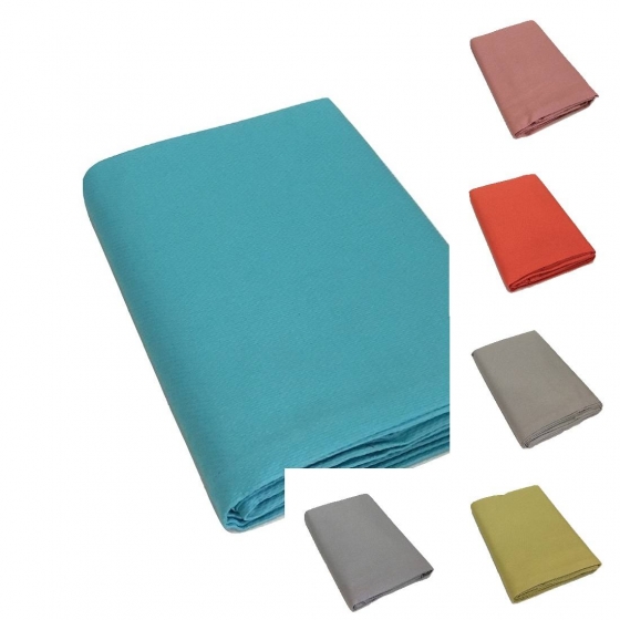 Copriletto Singolo Happidea Tinta Unita In Piquet Puro Cotone MadeIn italia
