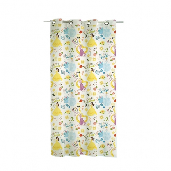 Panello Tenda Principesse Disney 1 Pannello Cm 140 x 290 Con Borchie