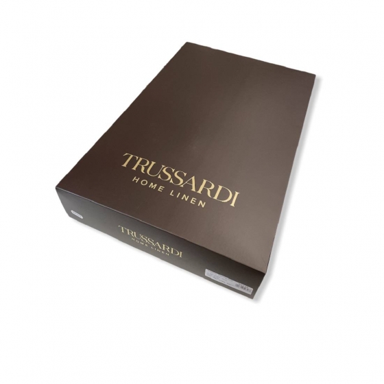 Accappatoio Trussardi In Spugna 380 Grammi Al Metro Quadrato Ribbon Con Ricamo