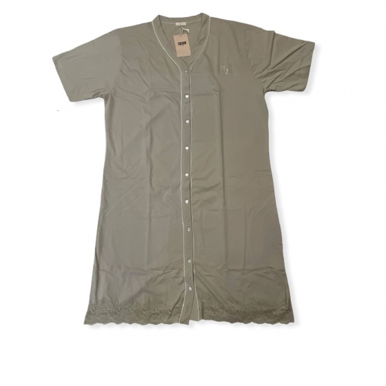 Nuovo Vestaglia Donna Mezze Maniche Conformata Irge cd107