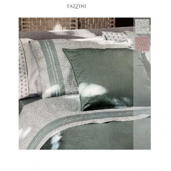 Completo Lenzuola Fazzini Grafismil Piazza E Mezza Puro Cotone Made in Italia