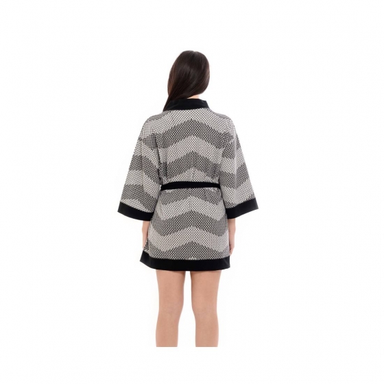 Nuovo Vestaglia kimono Donna Mezze Maniche Pigiamiamoci
