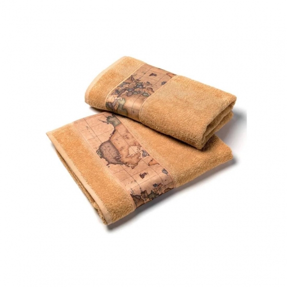 Set Asciugamano Con Ospite Alviero Martini Prima Classe Geo Classic